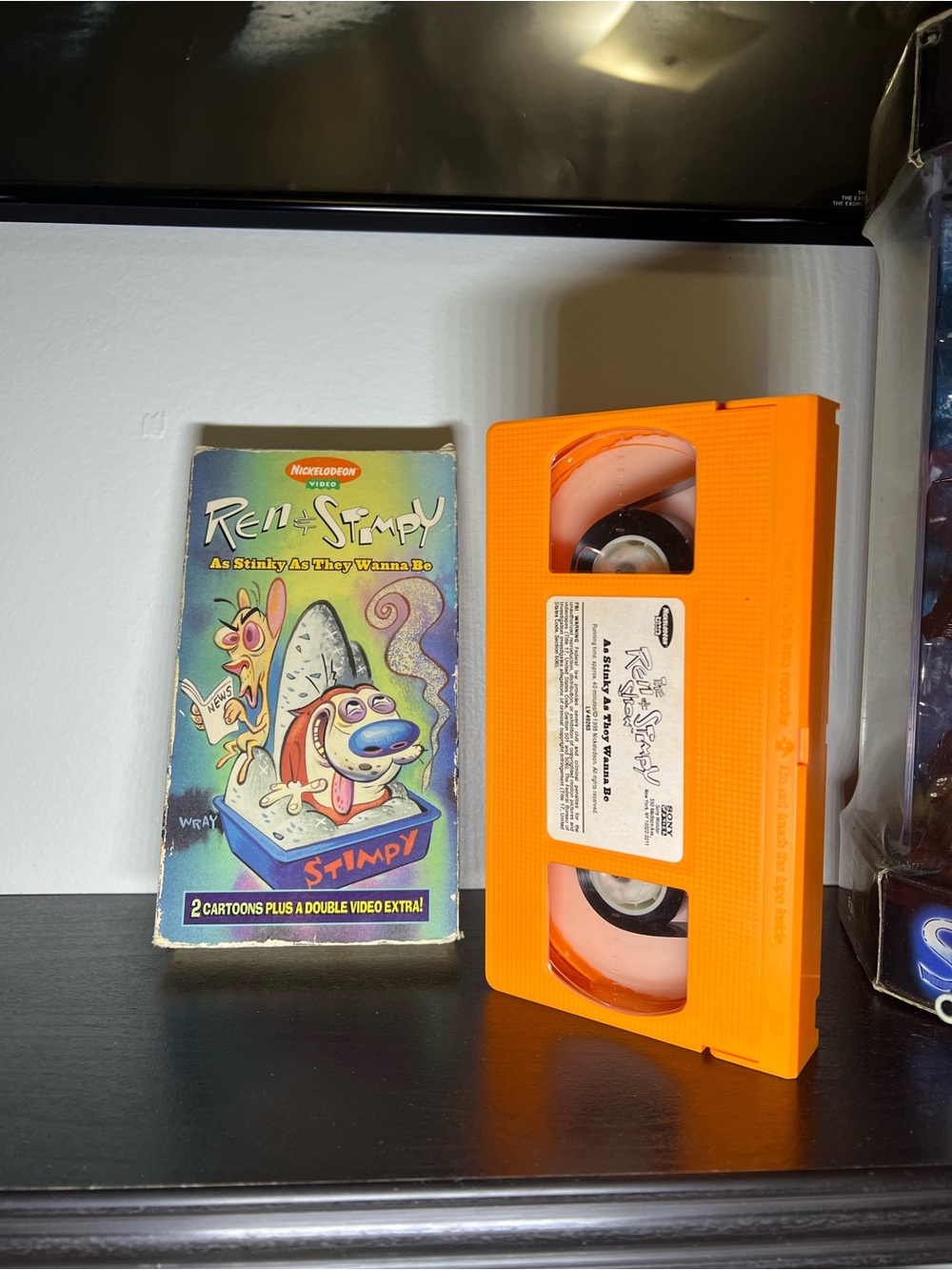 Vintage 1995 Nickelodeon Ren & Stimpy: As Stinky as They Wanna Be VHS Tape